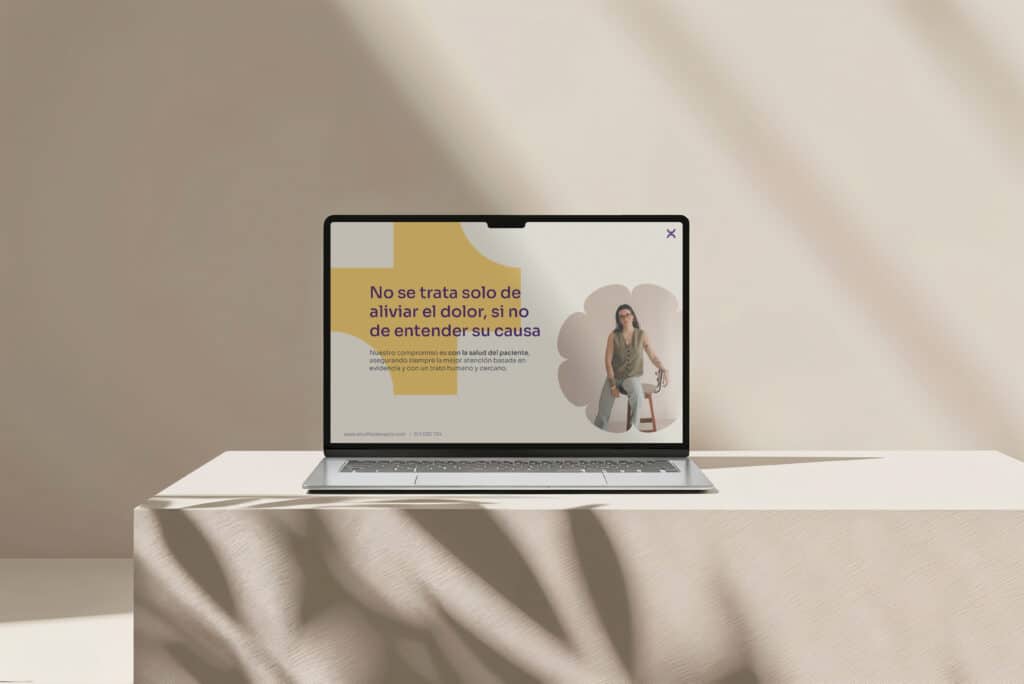 Propuesta de diseño web para Eixo, clínica de fisioterapia en Marín