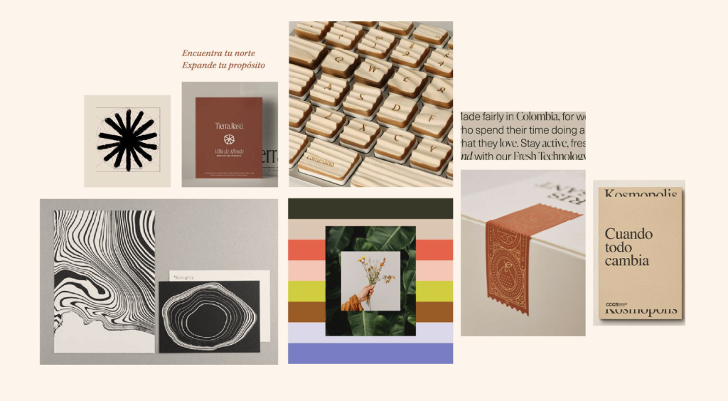 Moodboard branding omana