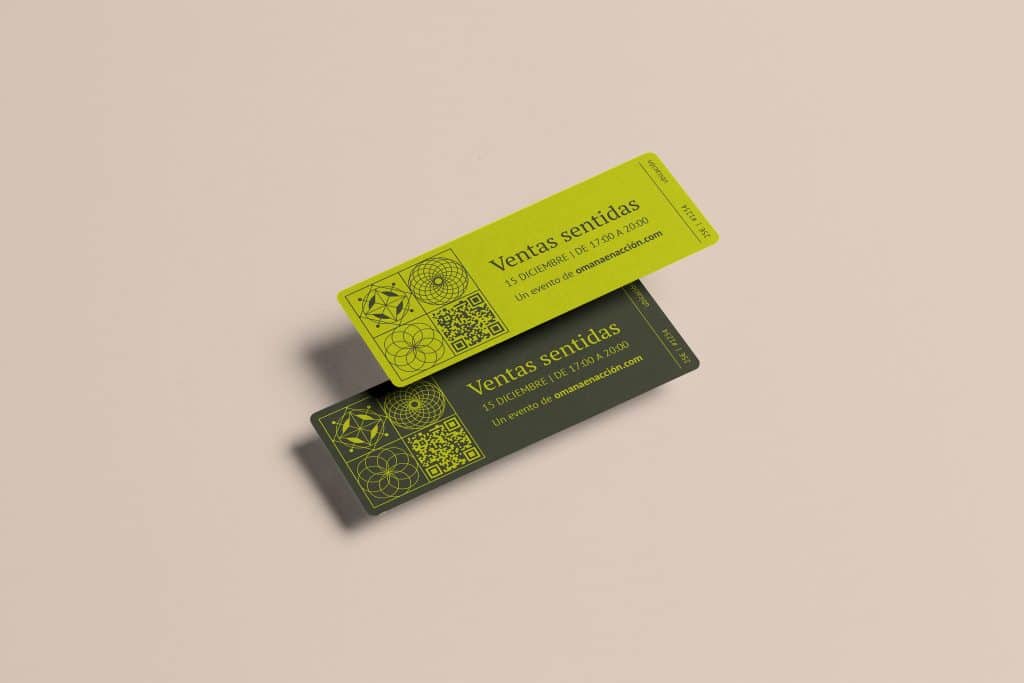 Entradas para evento, omana